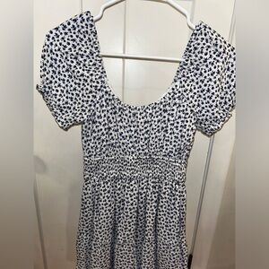 Blue Floral Hollister Romper